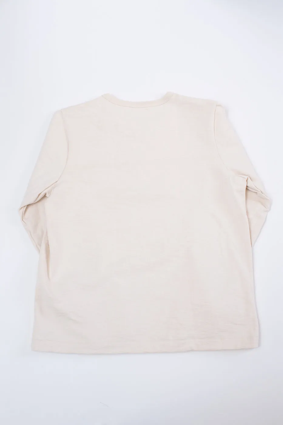 2S18.02 - 13.4oz Loopwheeled Heavy LS T-Shirt Relaxed Fit - Nature