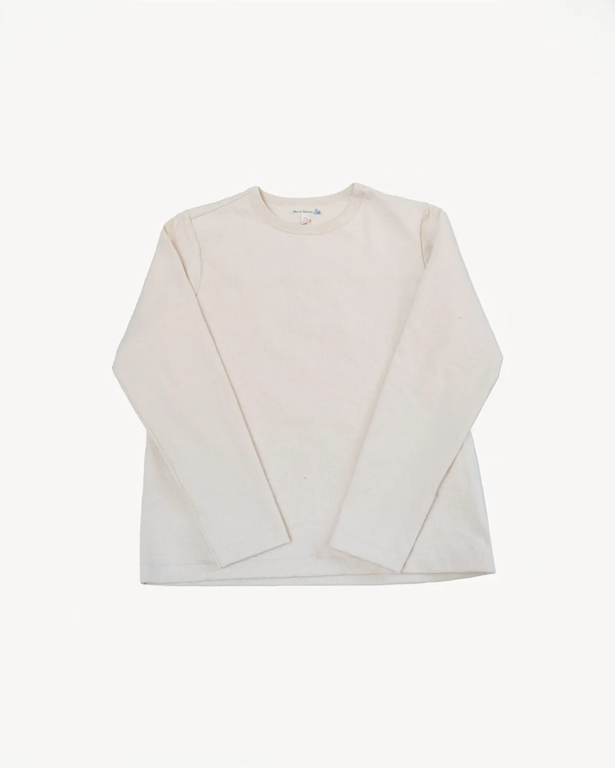 2S18.02 - 13.4oz Loopwheeled Heavy LS T-Shirt Relaxed Fit - Nature