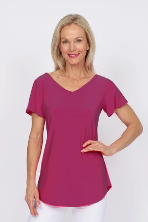 5249 Two Way Top - Fuscia