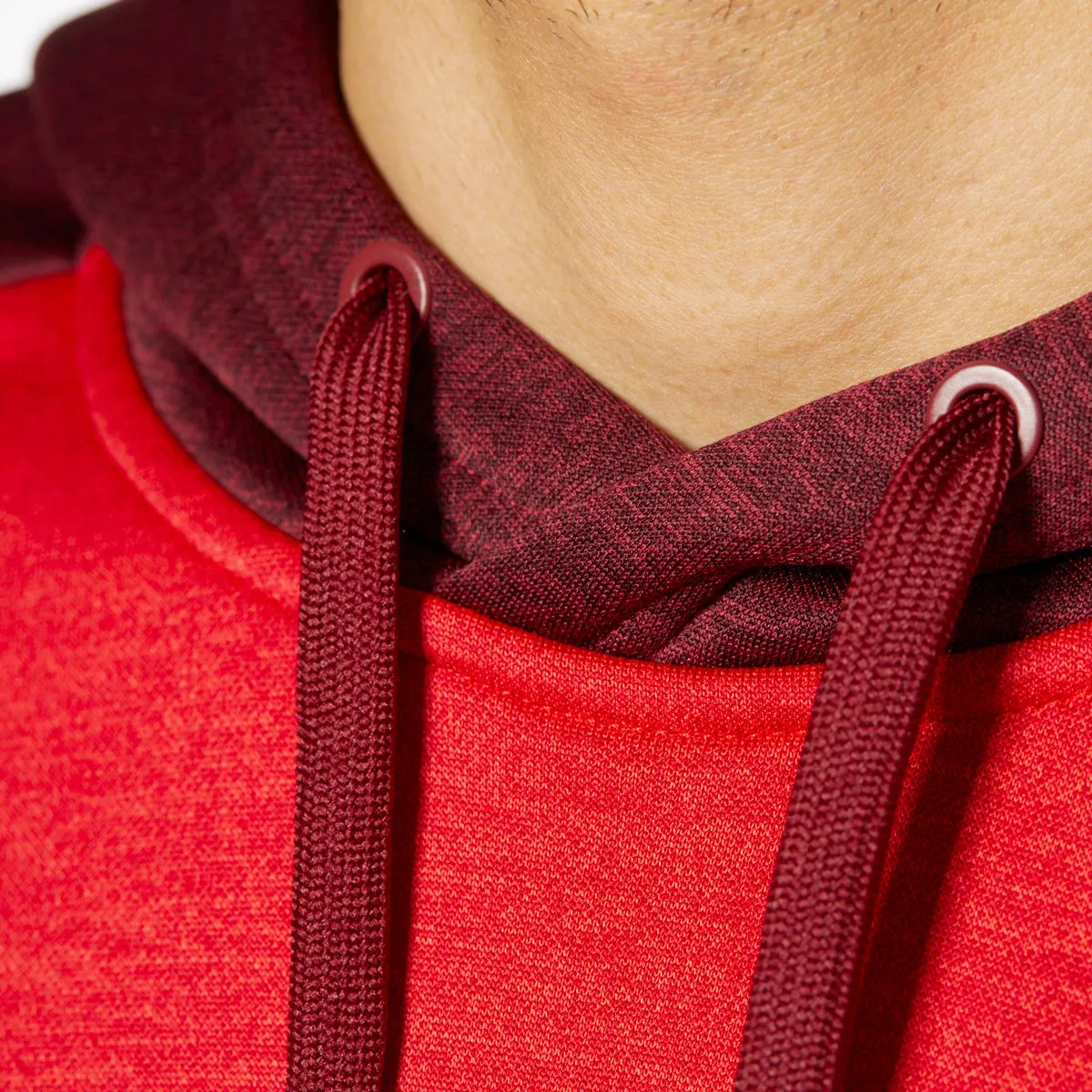 Adidas Athletics Men IT FLC Box Logo FL Coll Burgundy Mel/Power Red