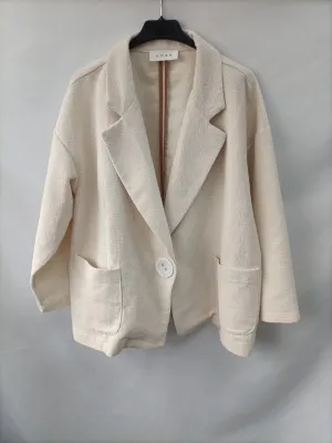 AME. Blazer beigr algodn T.32