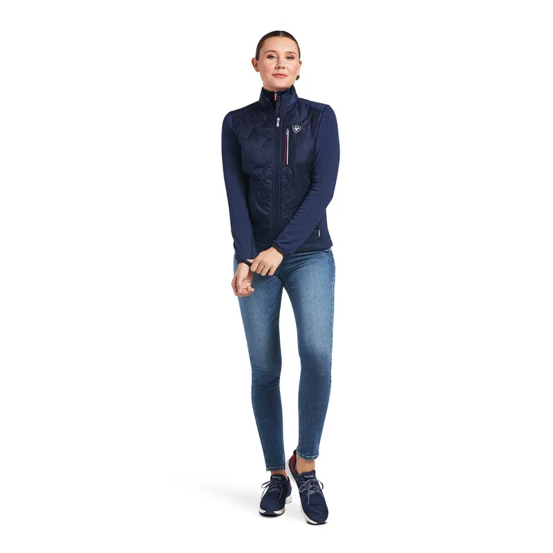 Ariat Women's Fusion Insulated Jacket, Navy/Red