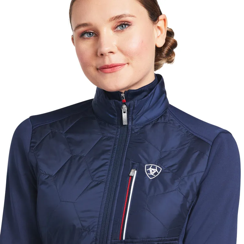 Ariat Women's Fusion Insulated Jacket, Navy/Red