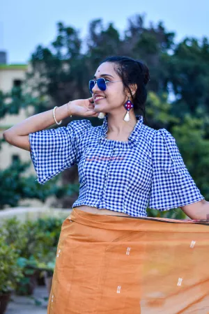 Blue Check Kotpad (Blouse)