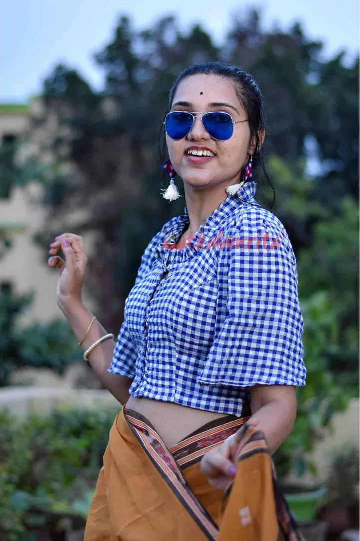 Blue Check Kotpad (Blouse)