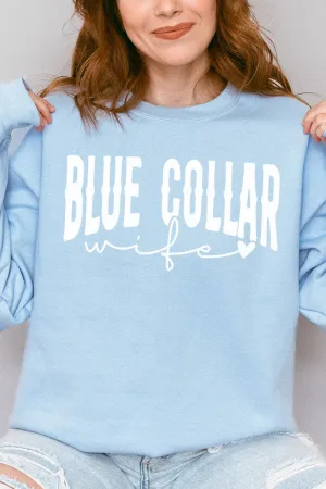 Blue Collar Wife Heavy-weight Crew Sweatshirt