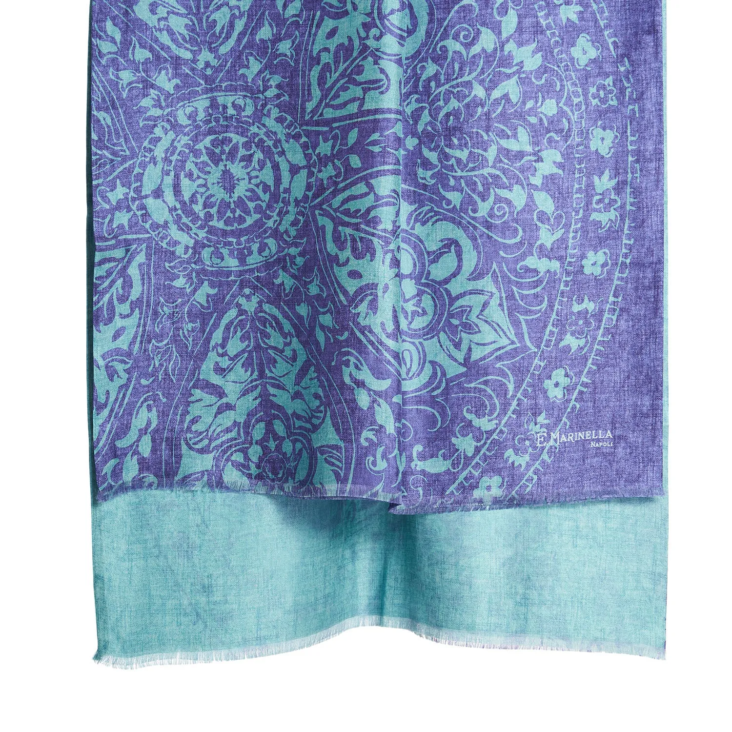 BLUE STOLE 115 IN SILK