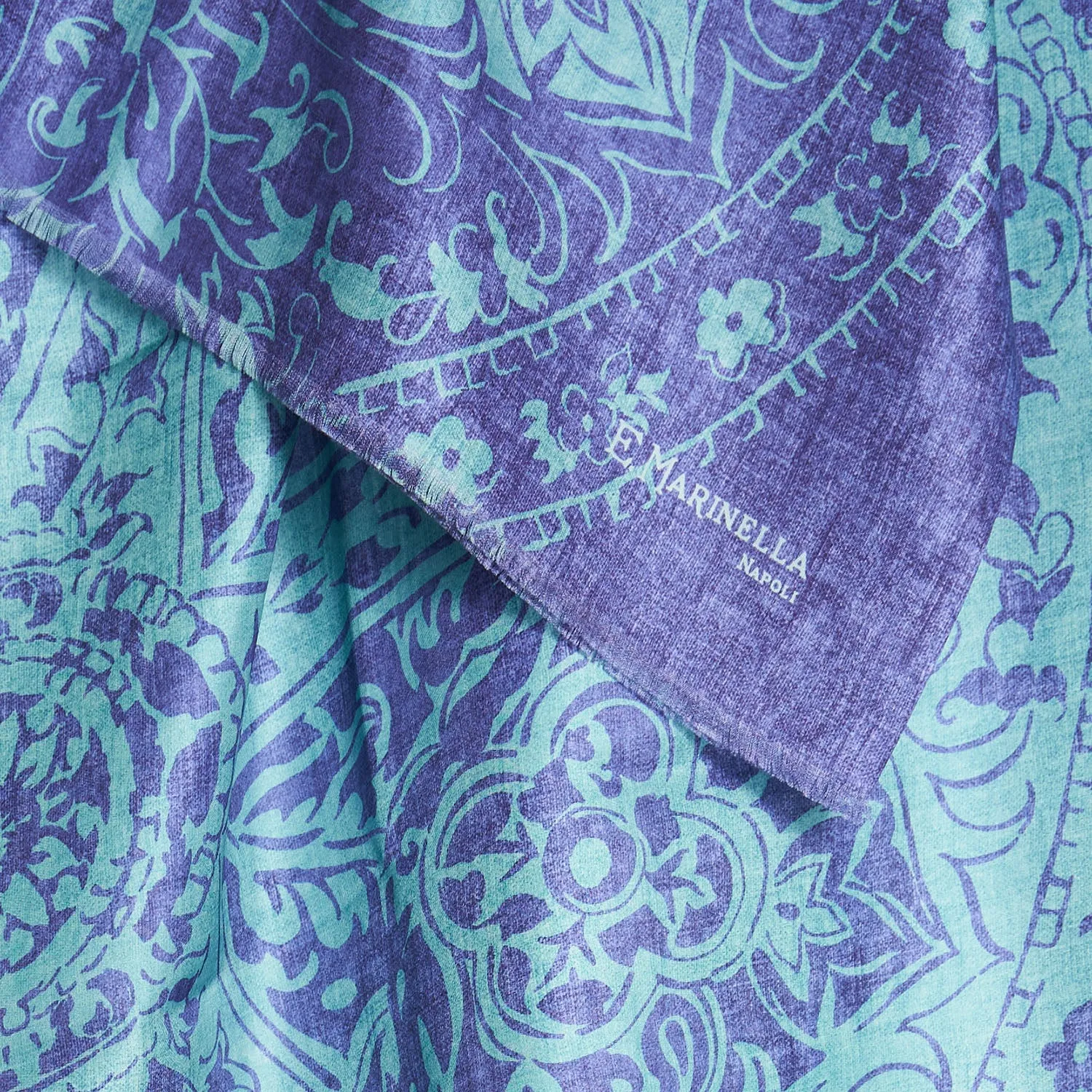 BLUE STOLE 115 IN SILK