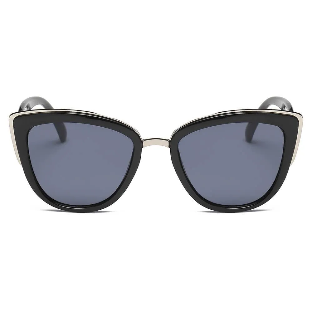 CHESTER | S1005 - Women's Vintage Retro Oversized Cat Eye Sunglasses
