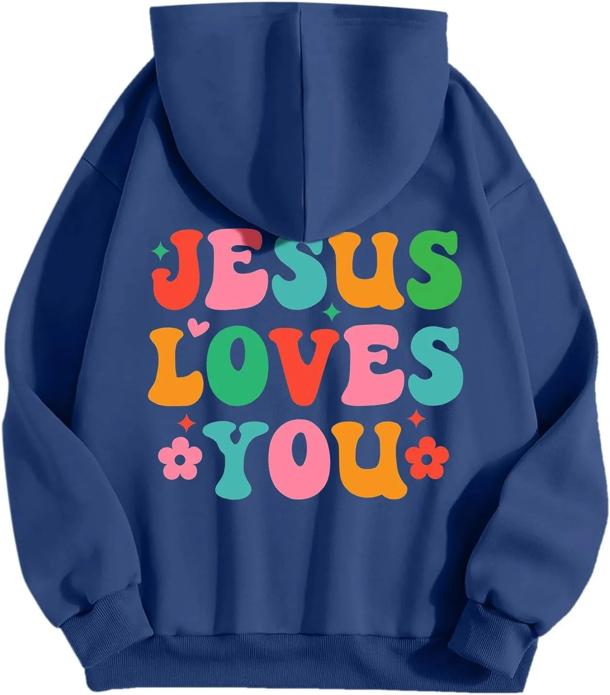Christian Graphic Hoodies for Teen Girls Fall Fashion 2024 Letter Print Preppy Sweatshirt Long Sleeve Pullover