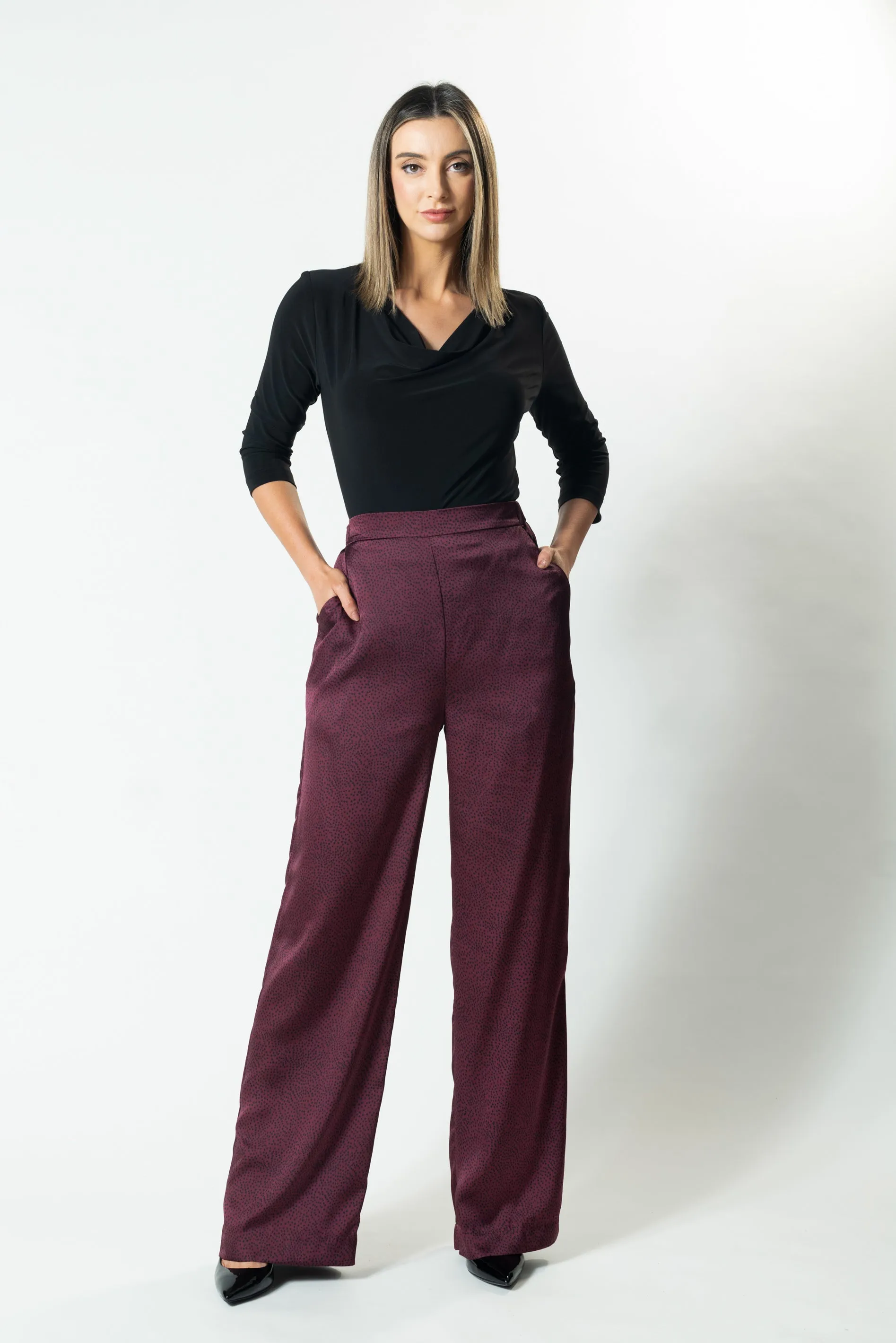 CITYSCAPE Wide Leg Pocket Pant