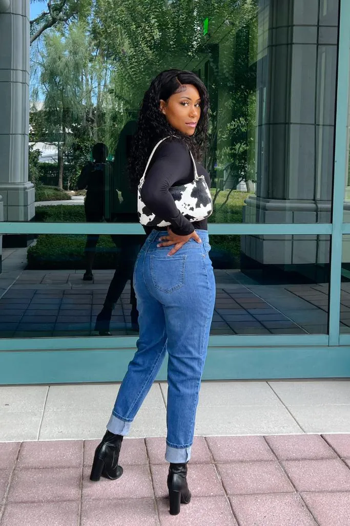 Classic High Waist Mom Jeans