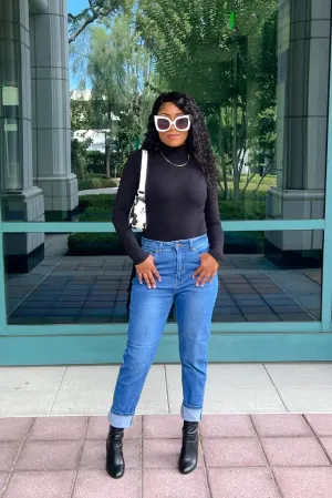 Classic High Waist Mom Jeans