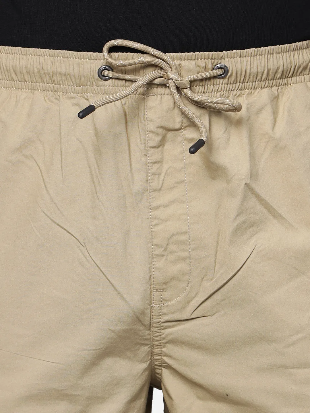 Cotton Camel Lower Track Pants
