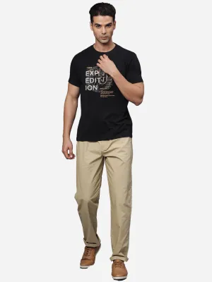 Cotton Camel Lower Track Pants