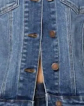 Denim Jacket in Dark Blue | Dark Blue