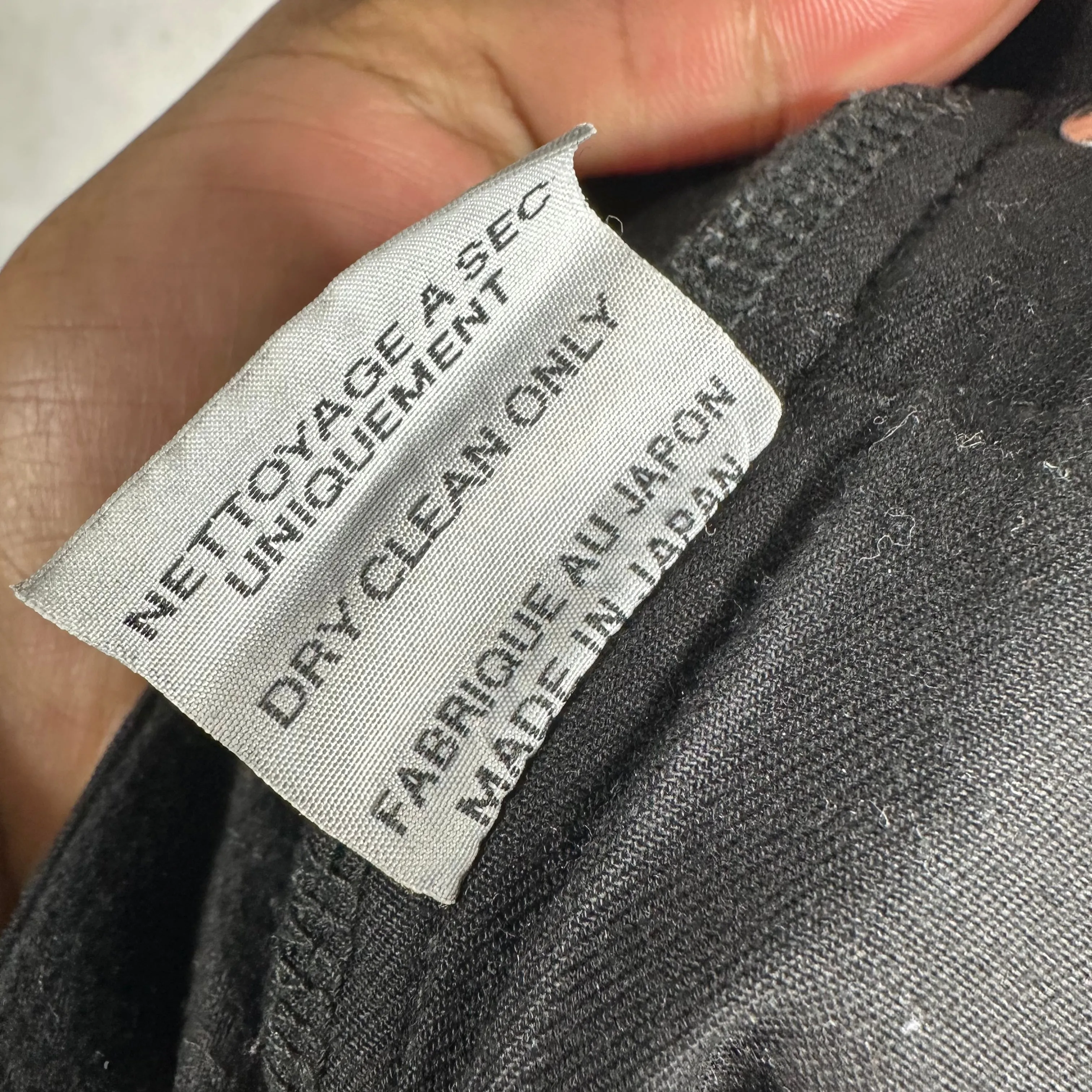 Dior Soft Cotton Black Denim