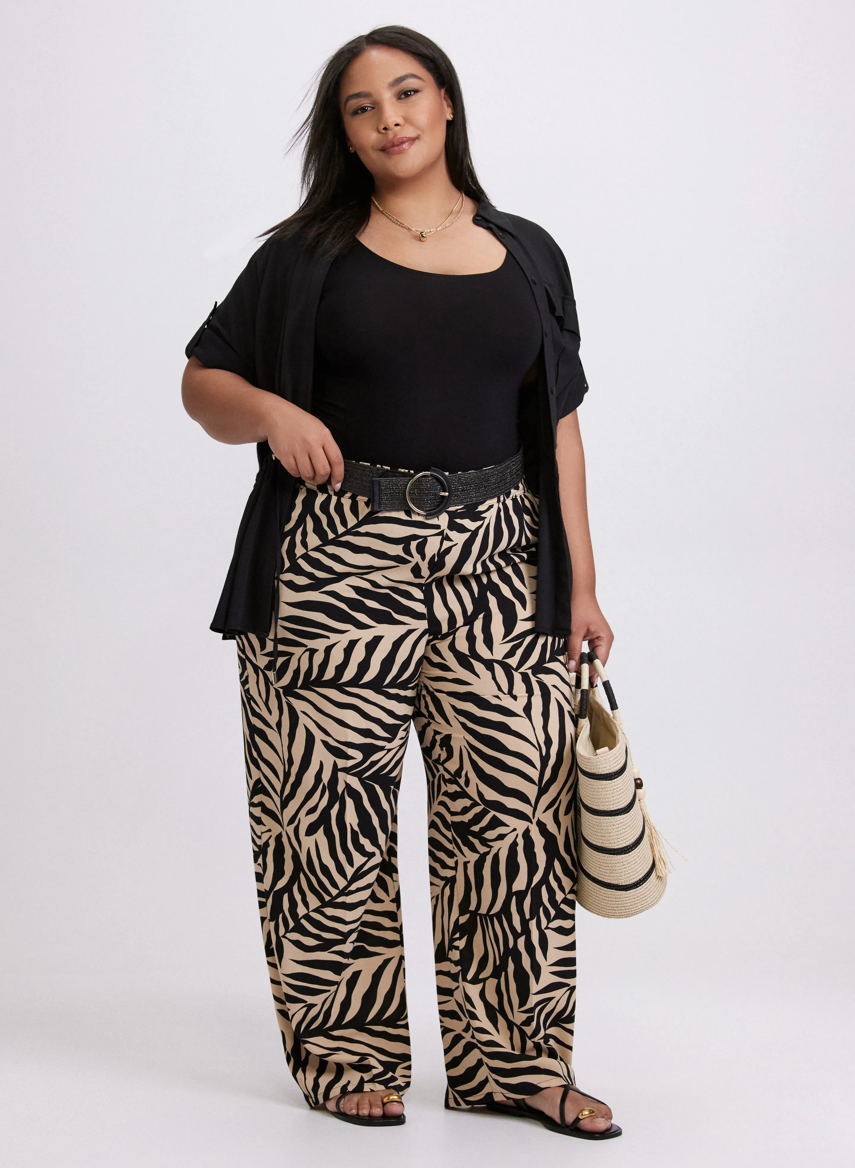 Drawstring Waist Blouse