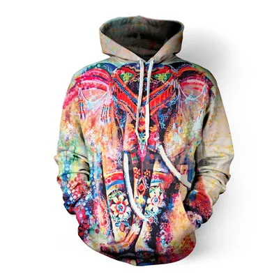 Elephant Art Hoodie