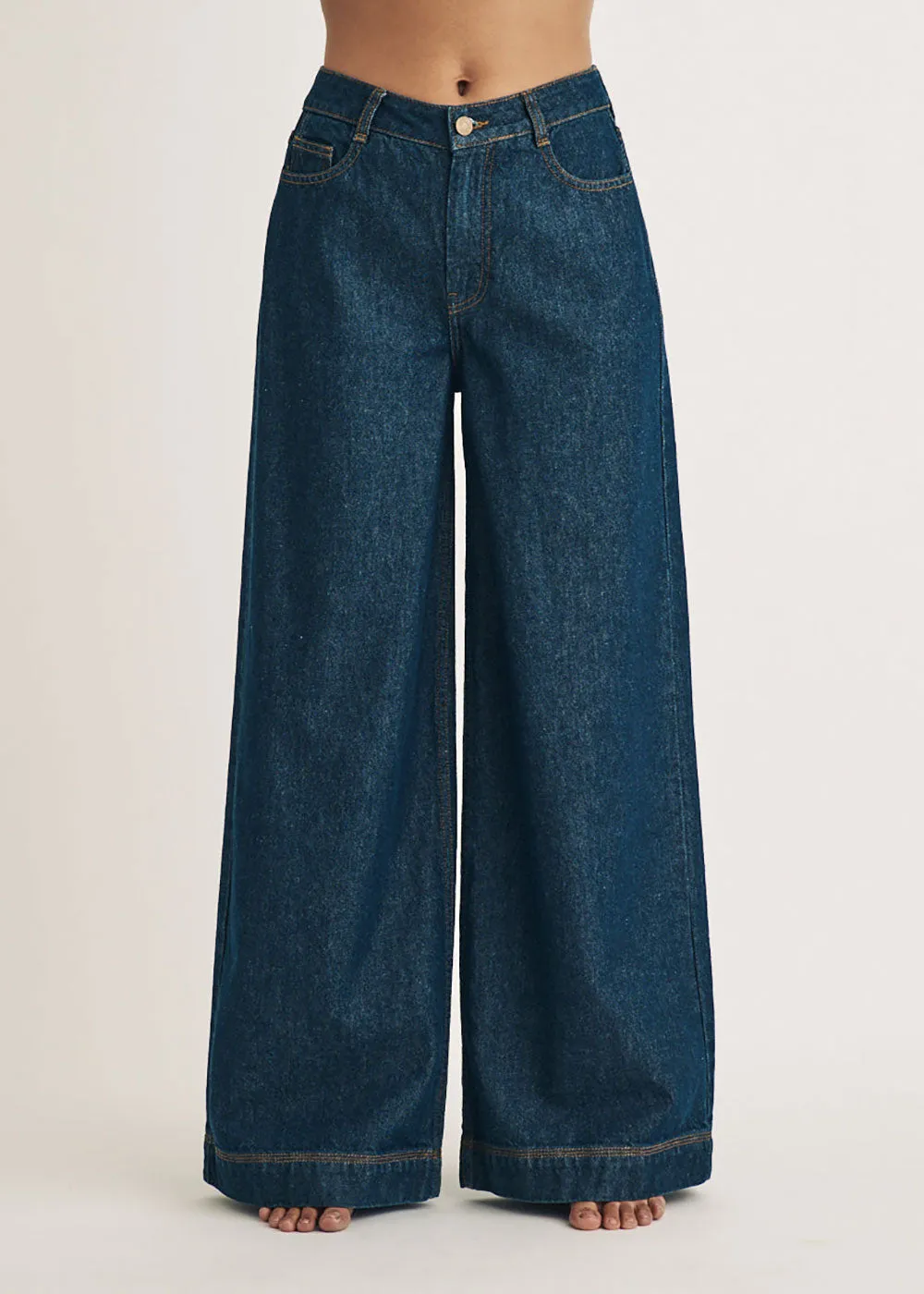 Flood Super Wide Leg Jeans