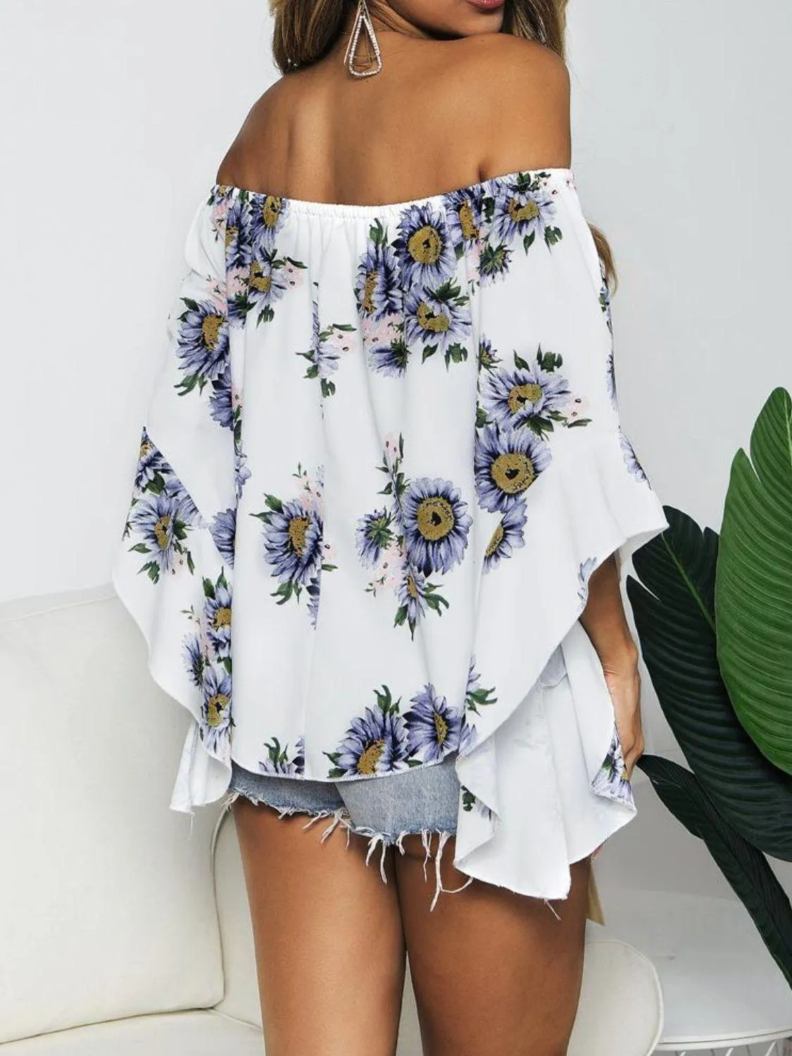 Forever Young Floral Off Shoulder Blouse
