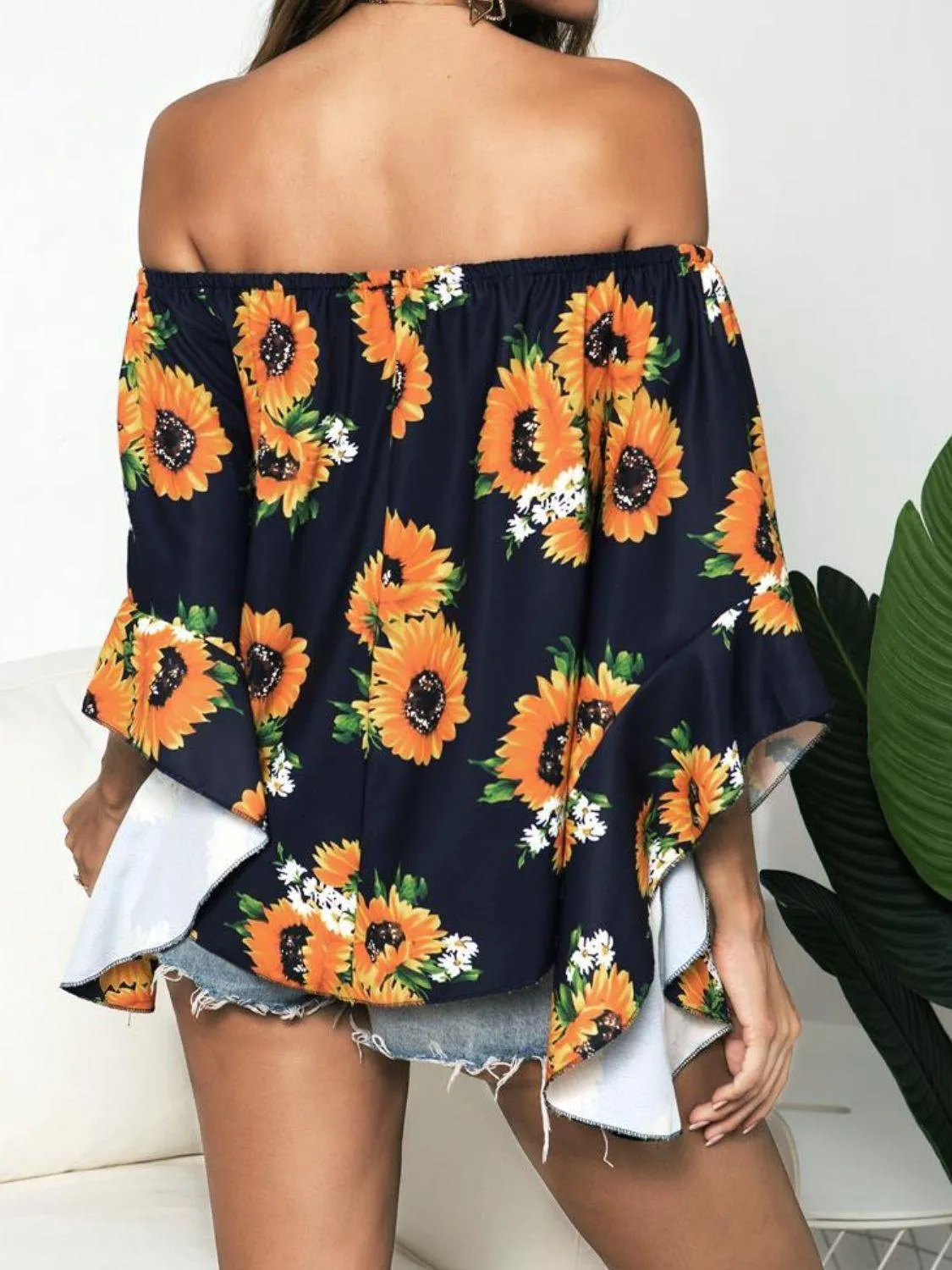 Forever Young Floral Off Shoulder Blouse