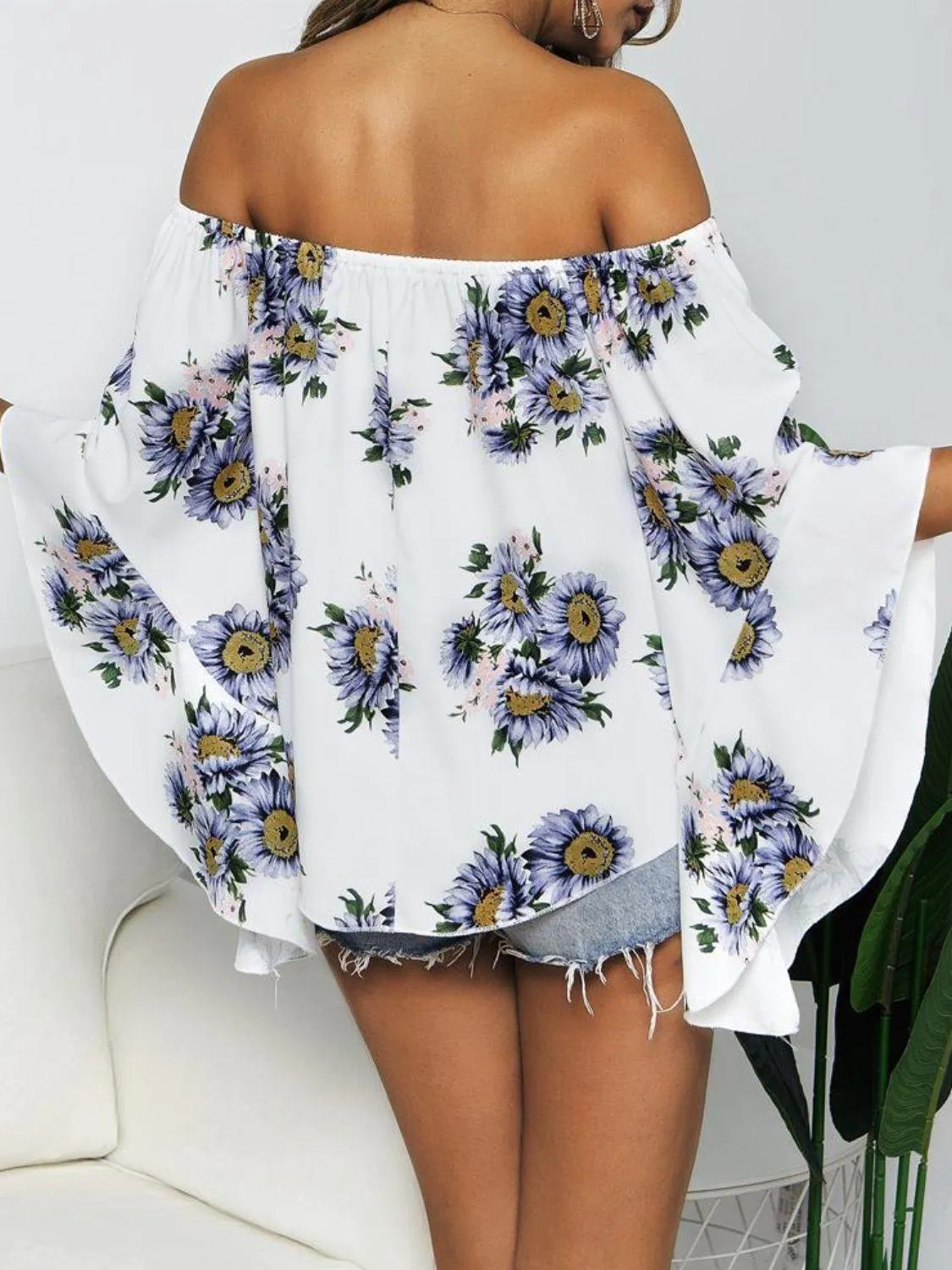 Forever Young Floral Off Shoulder Blouse
