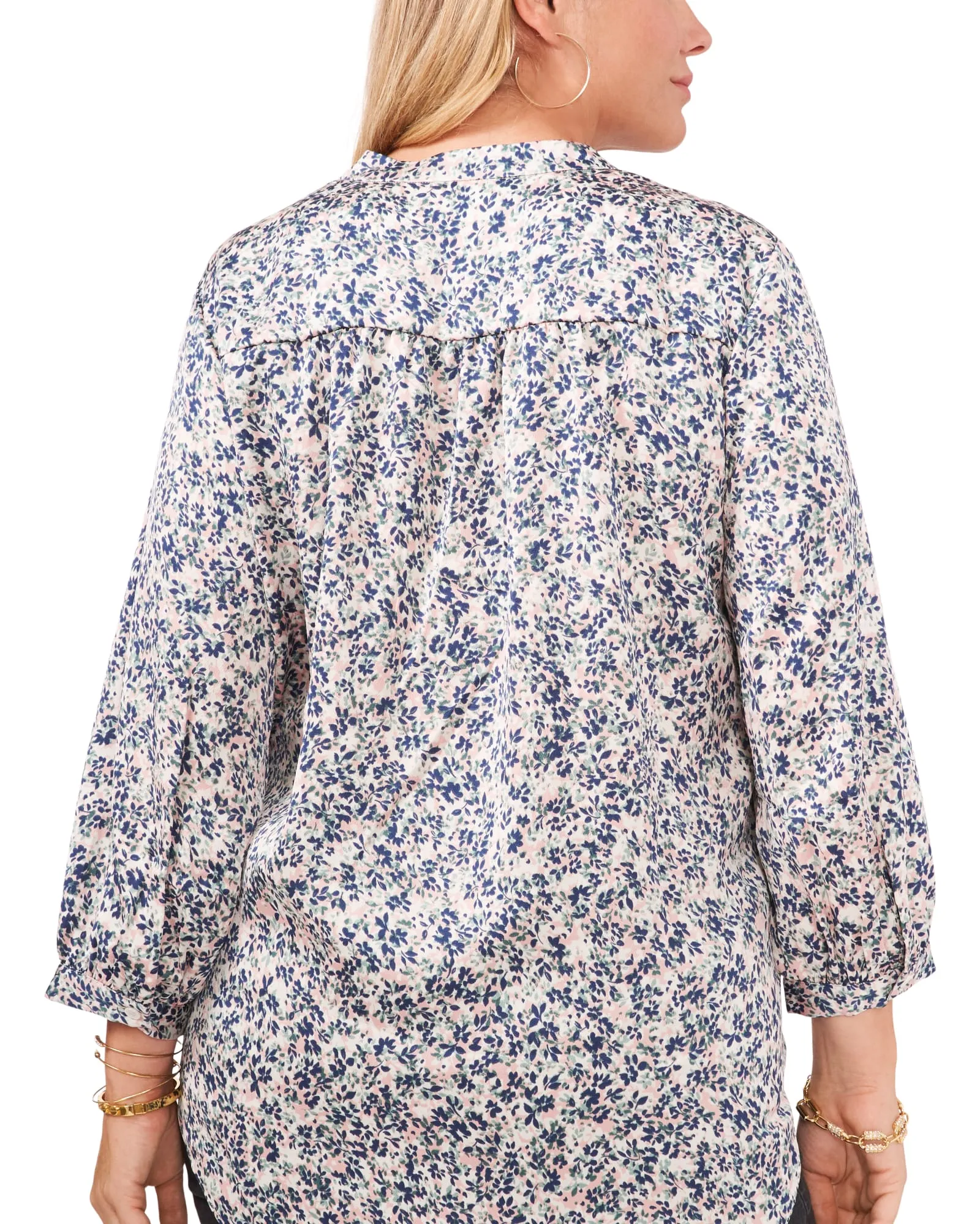Genesis Three Quarter Sleeve Blouse | FRESH PINK