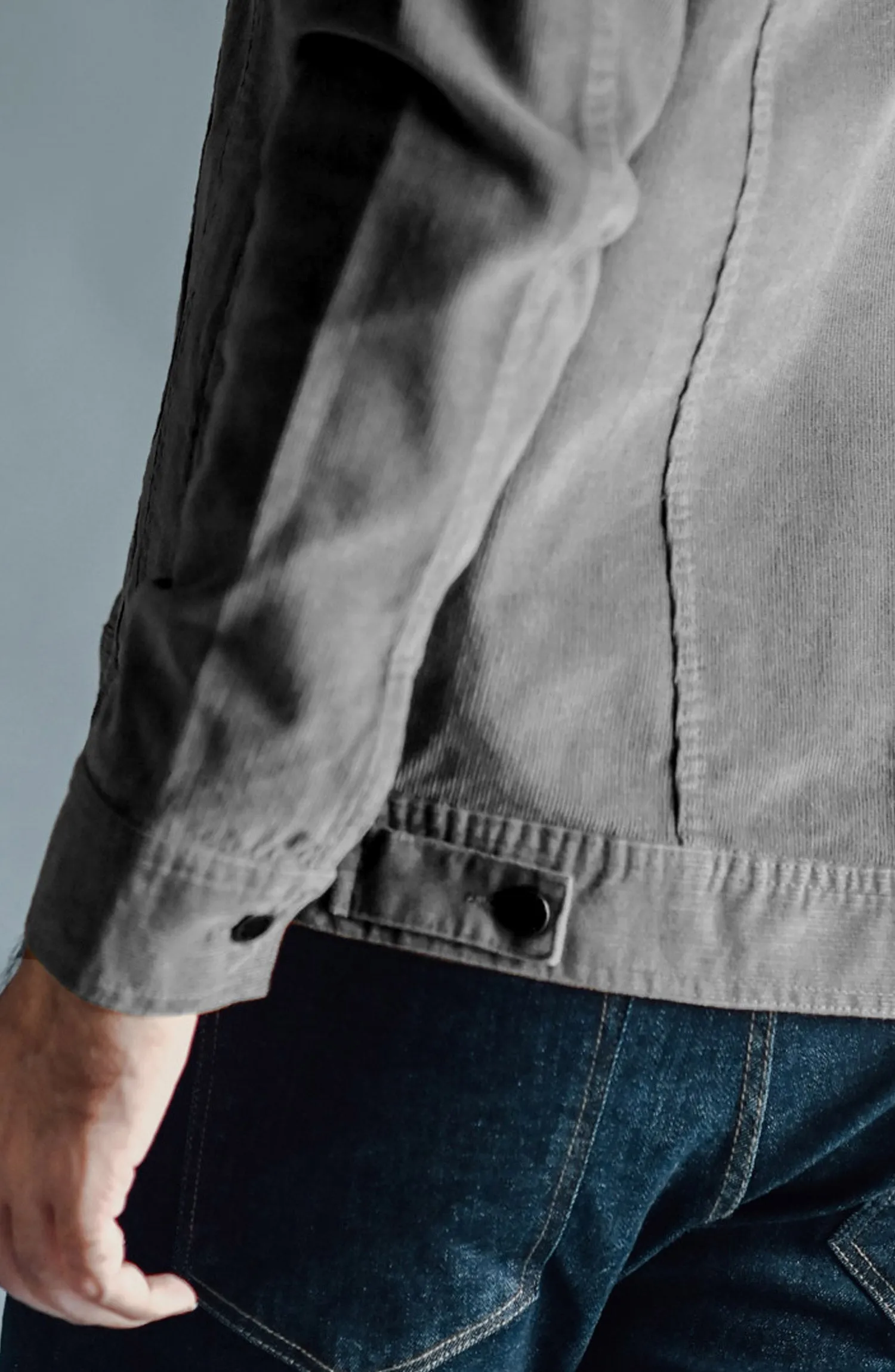 Grey Corduroy Jacket