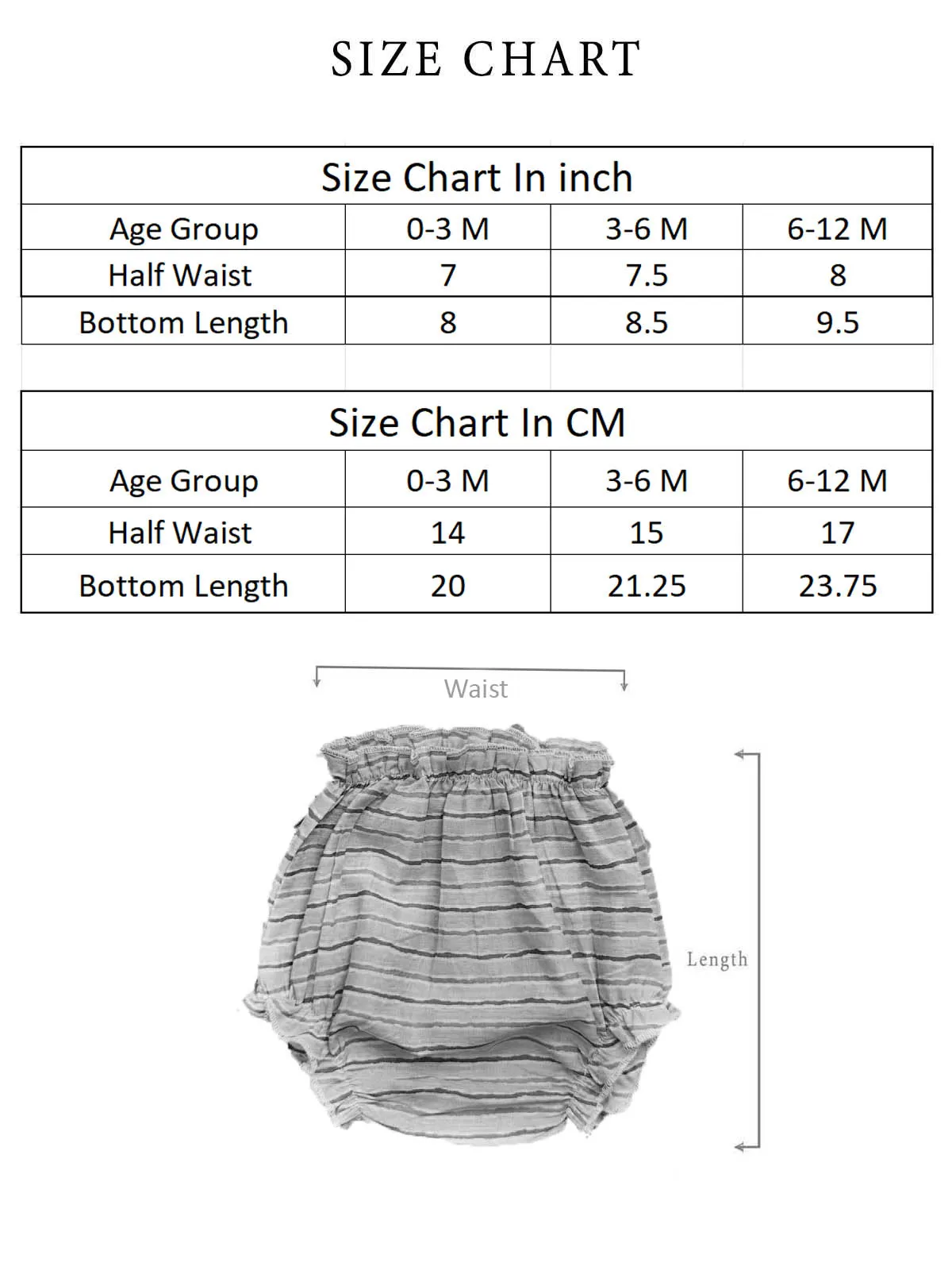Halemons Baby Girl Pure Cotton Butter Bloomers World's Softest Elastic - ZIGZAG