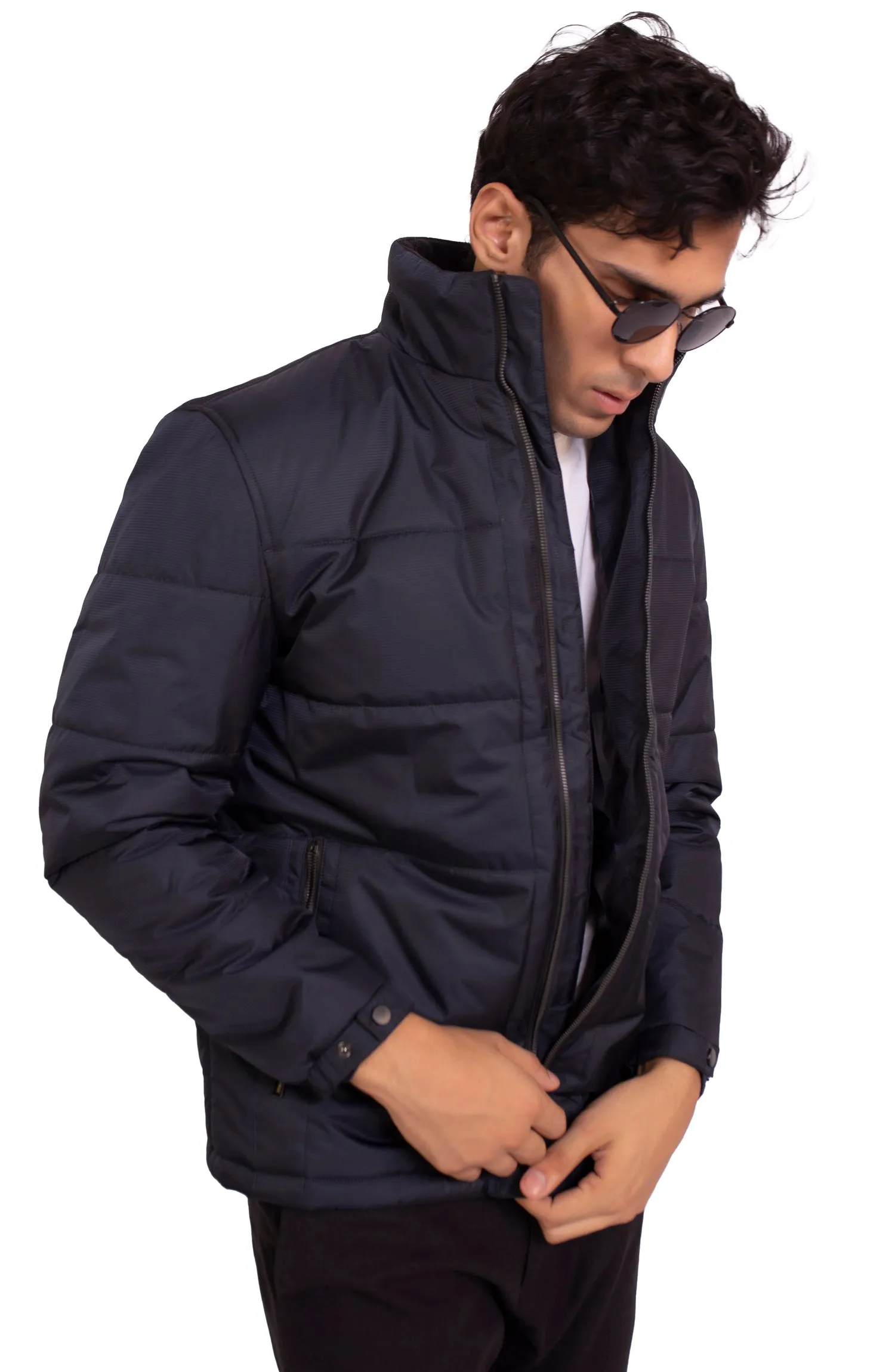 Hidden Hood Quilted Jacket