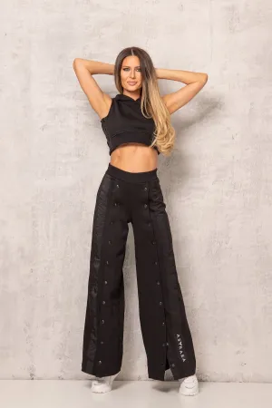 High-Waist Pants and Crop Top