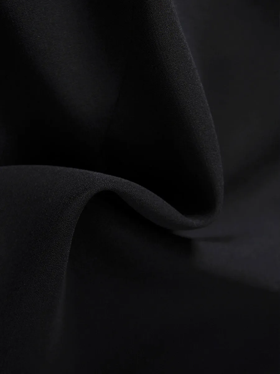 Irregular Long Sleeve Blazer Coat