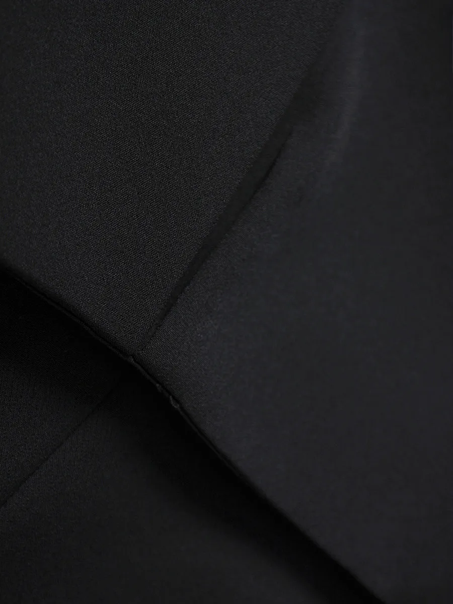 Irregular Long Sleeve Blazer Coat