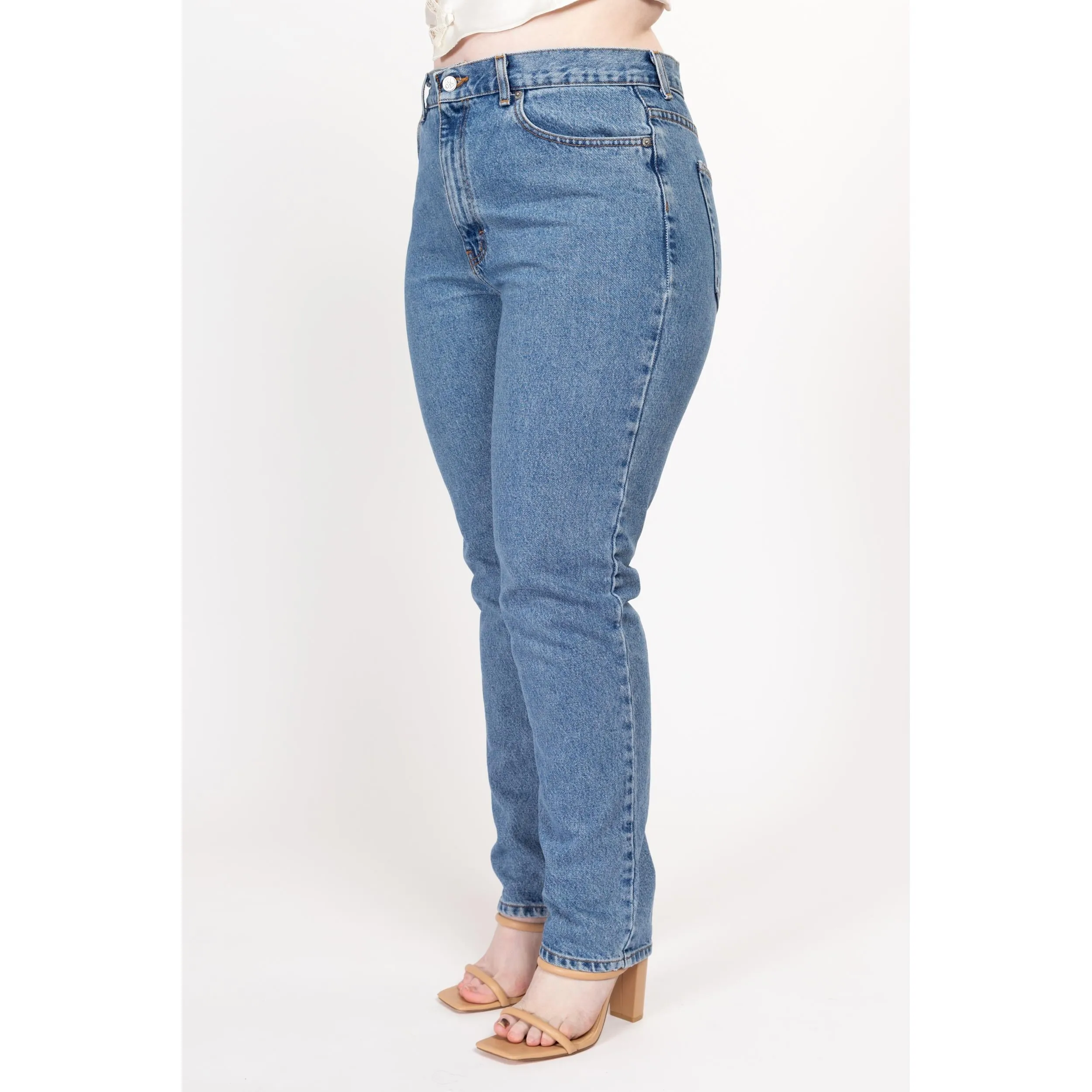 Large 90s Calvin Klein Stonewash Classic Fit Jeans 33.5"
