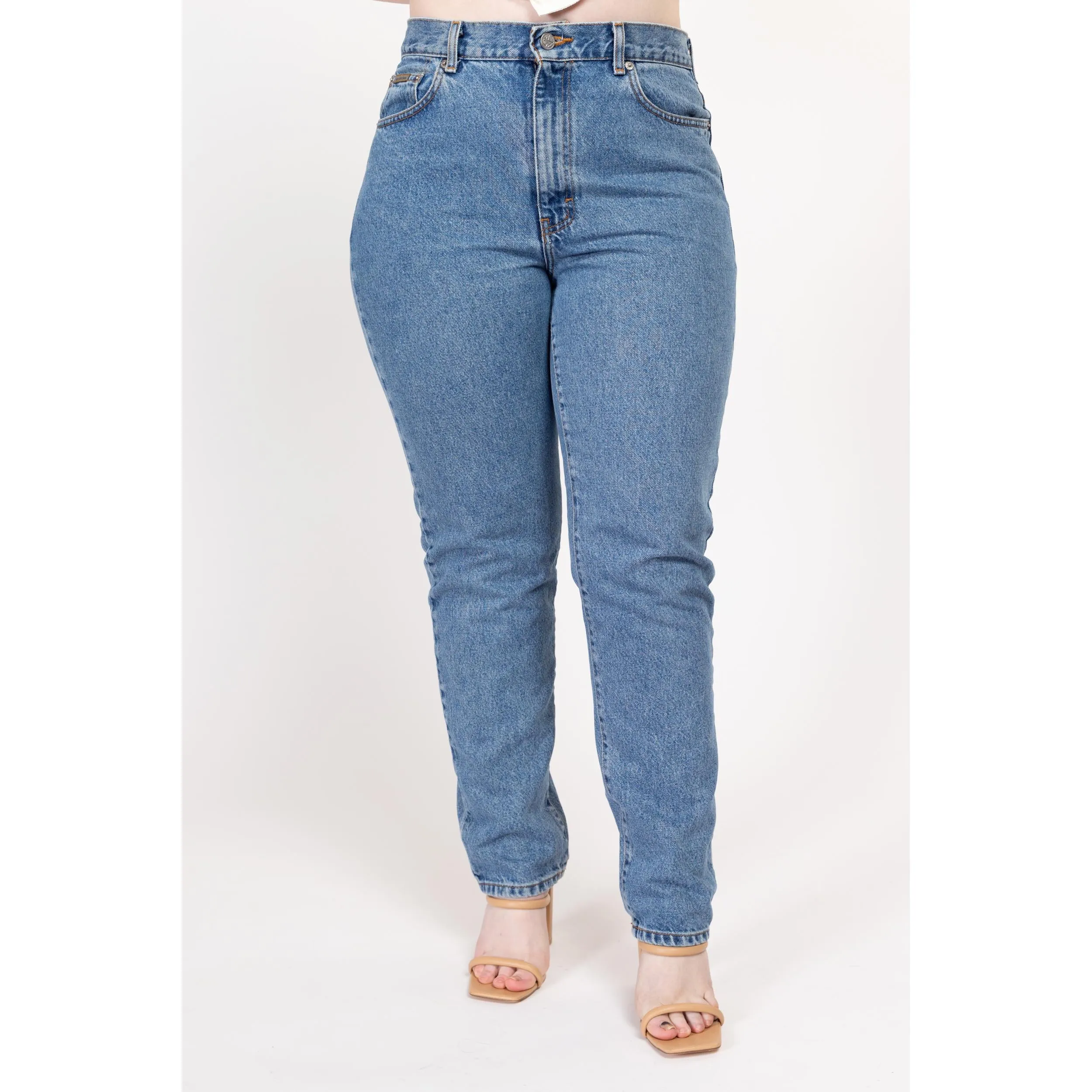 Large 90s Calvin Klein Stonewash Classic Fit Jeans 33.5"