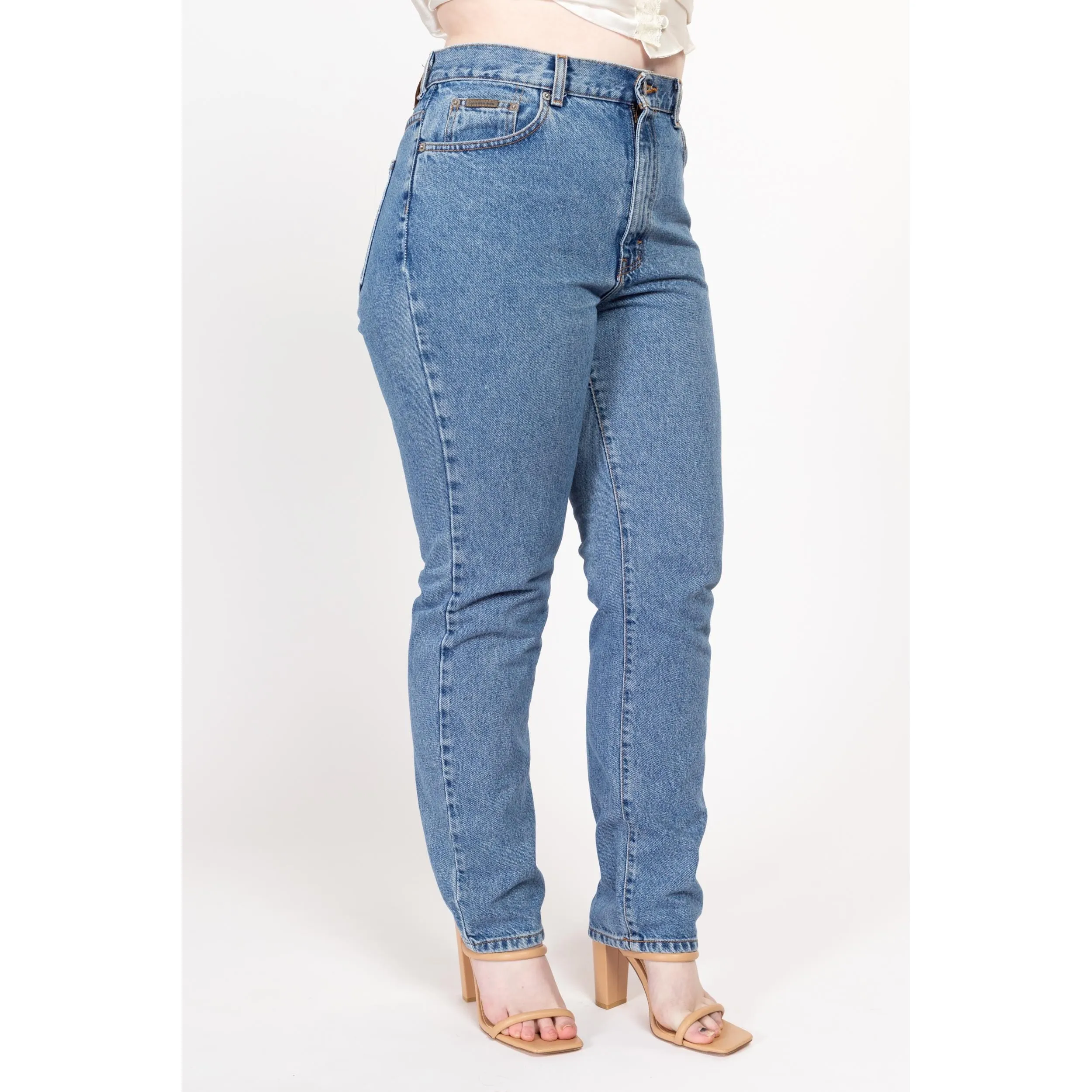 Large 90s Calvin Klein Stonewash Classic Fit Jeans 33.5"