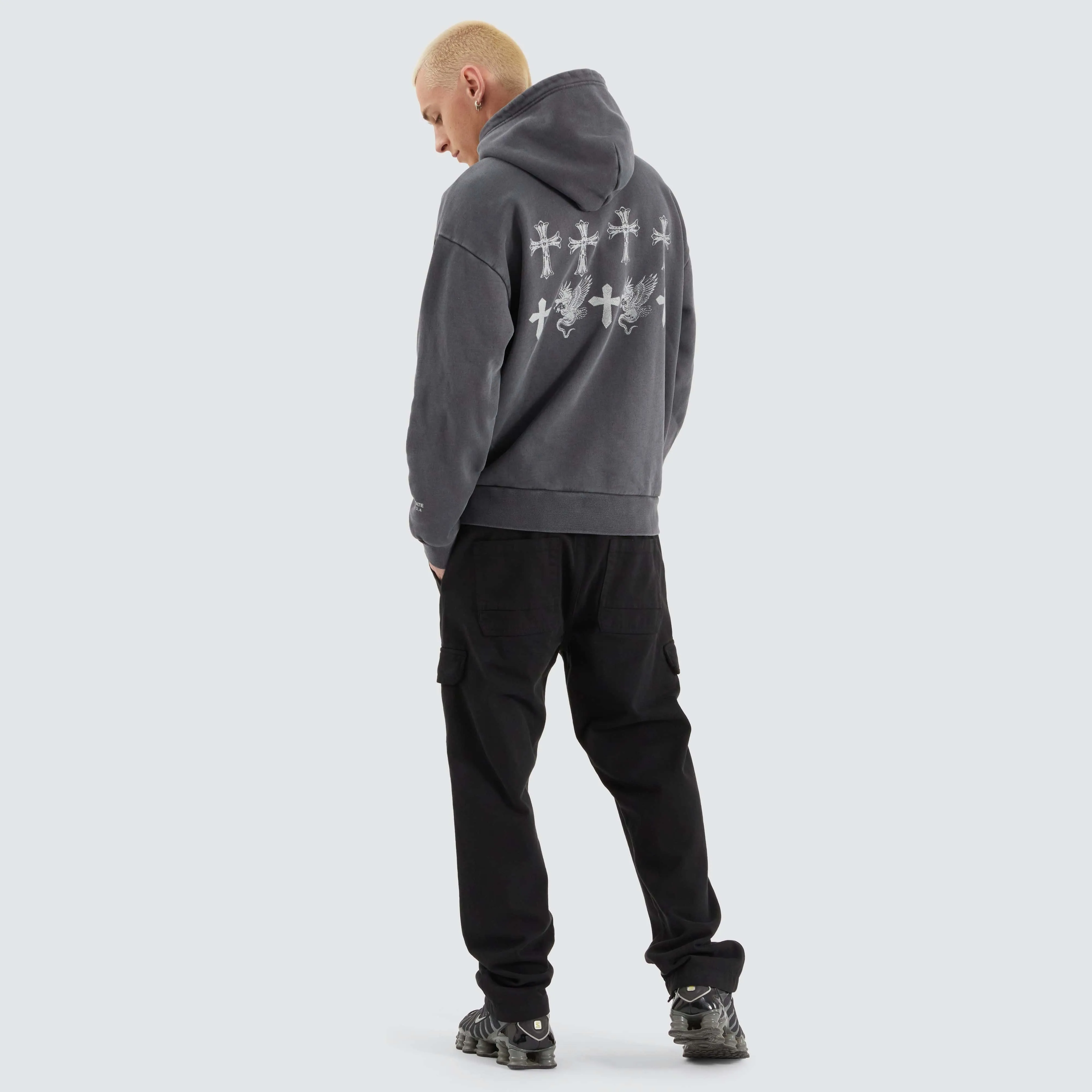 Last Frontier Heavy Relaxed Hoodie Pigment Asphalt