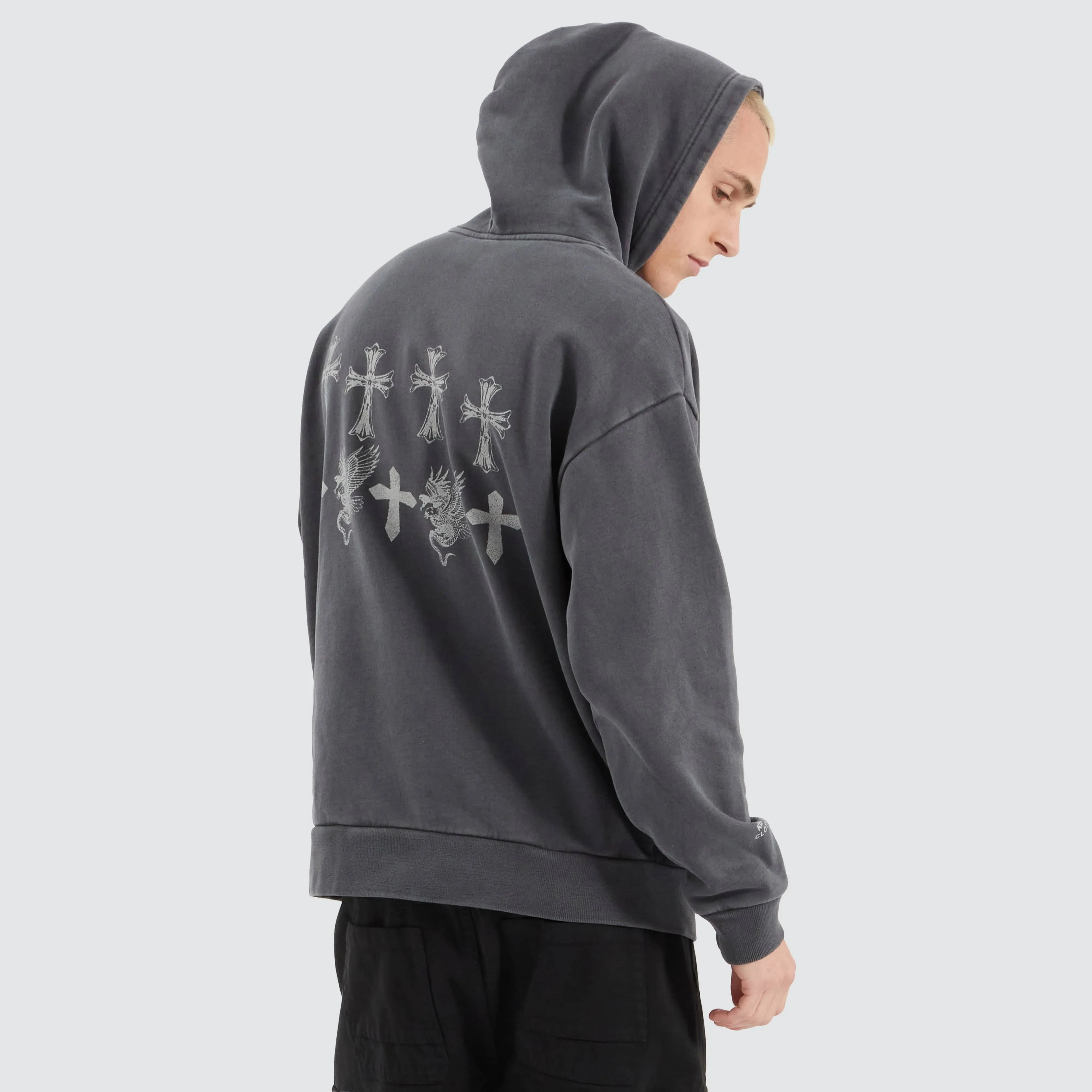 Last Frontier Heavy Relaxed Hoodie Pigment Asphalt