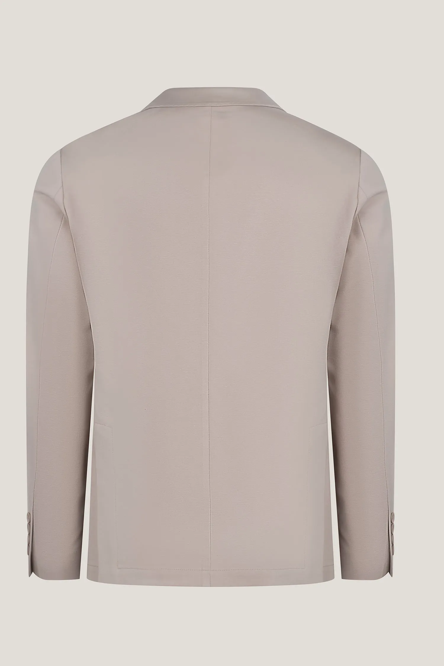 Lightweight Patch Pocket Jacket - Beige