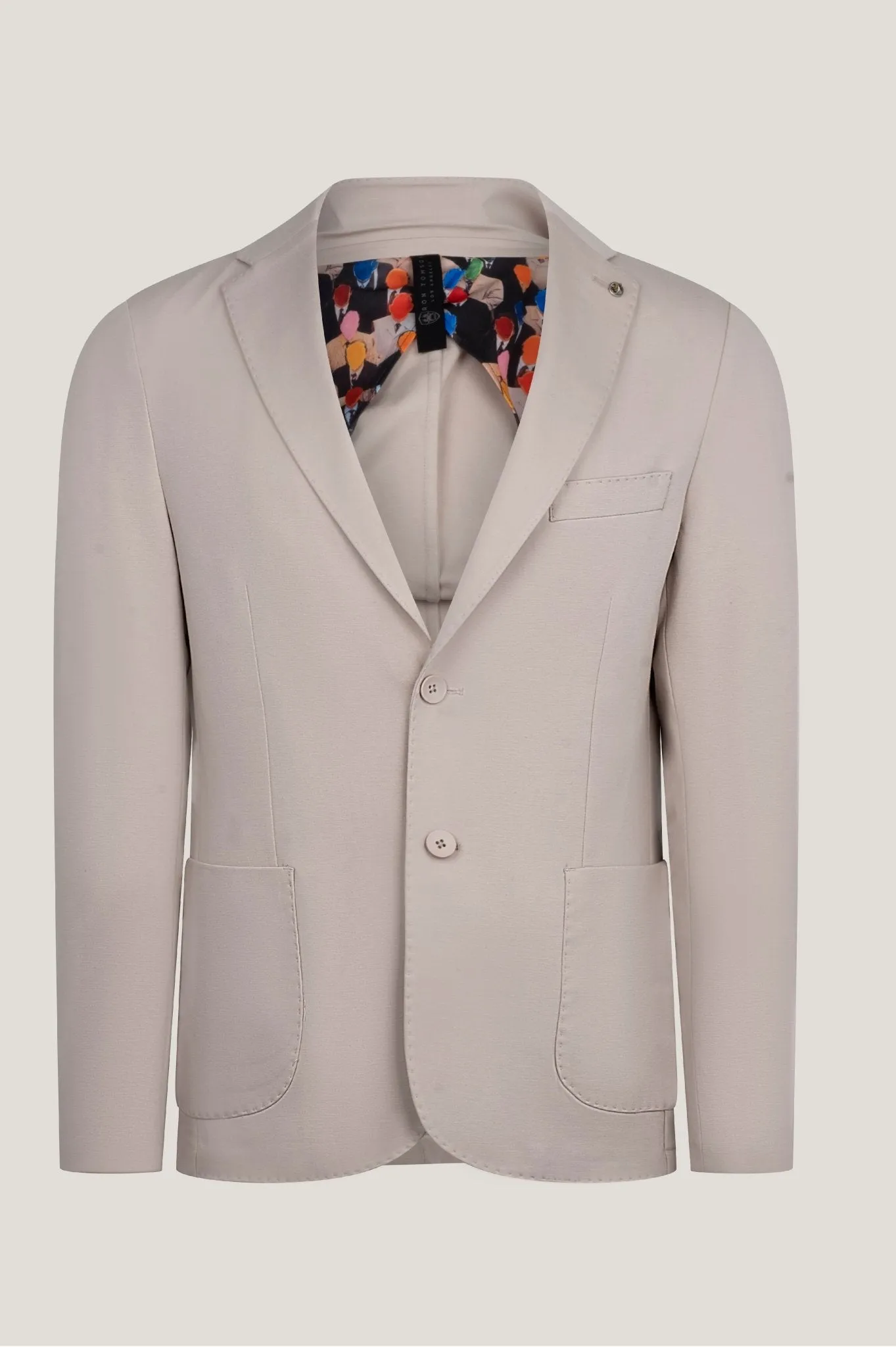 Lightweight Patch Pocket Jacket - Beige