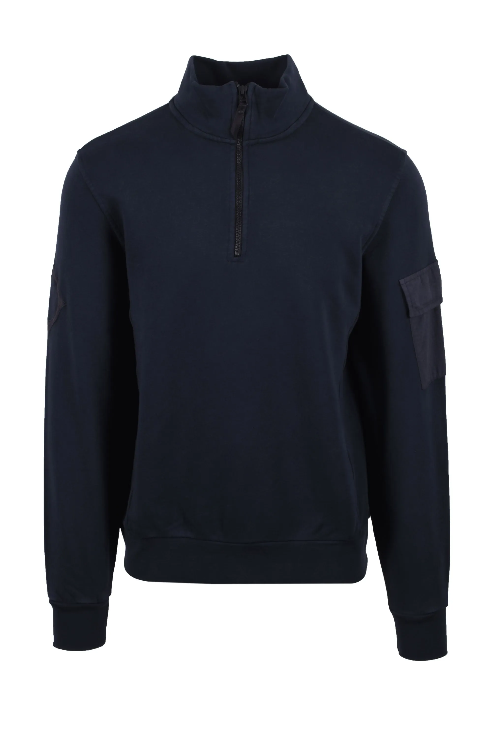 Ma.strum Half Zip Logo Sweat Ink Navy