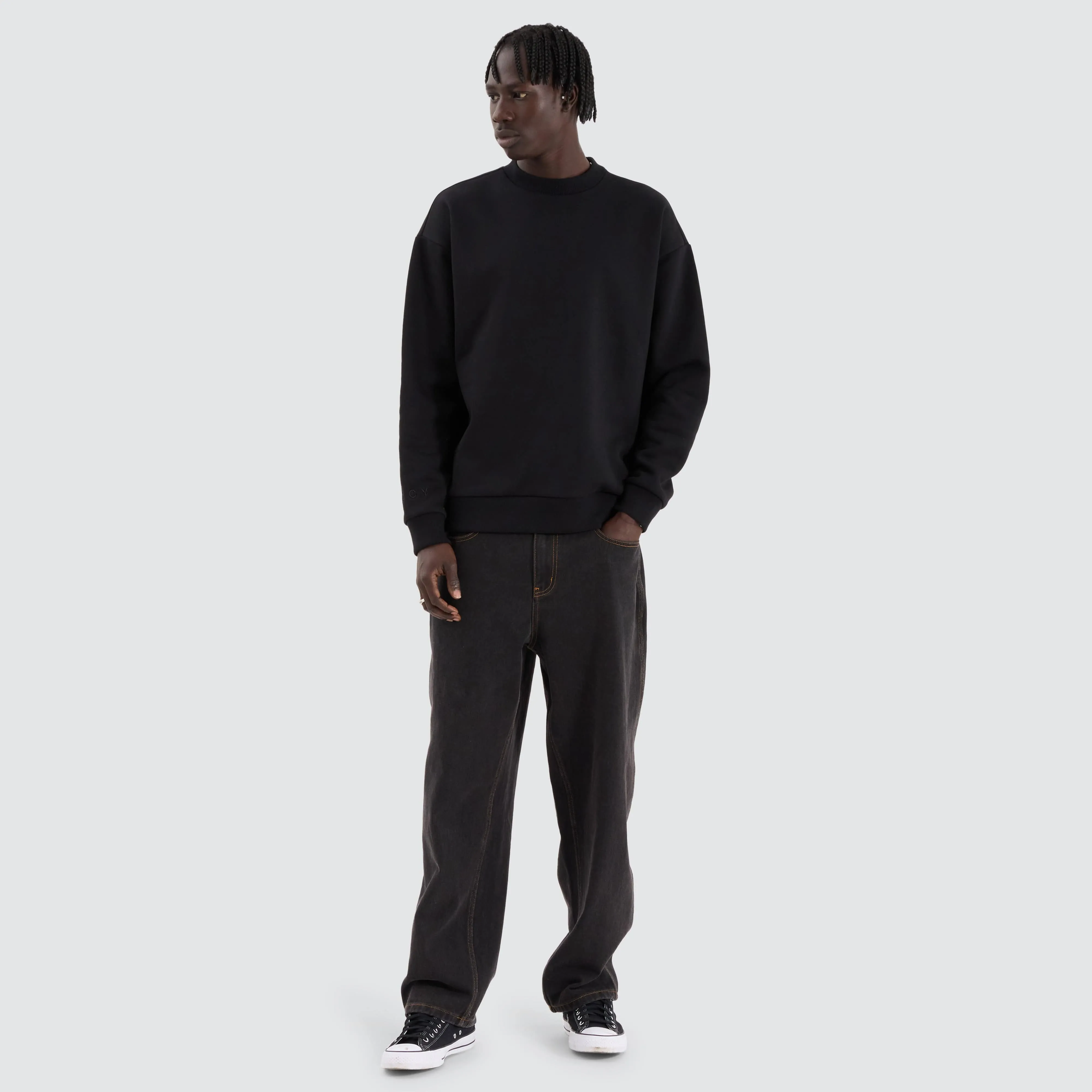Medora Relaxed Sweater Jet Black