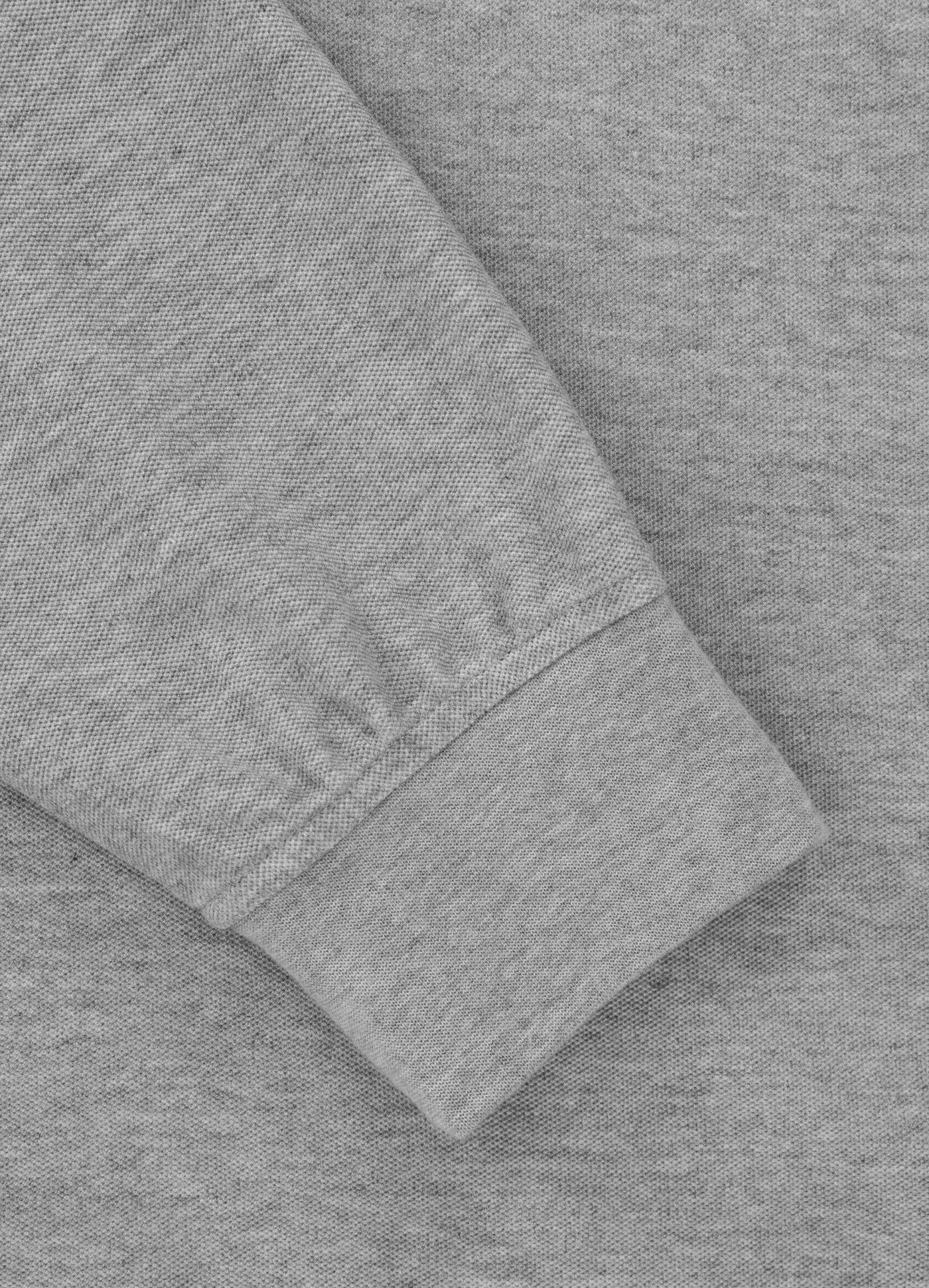 Men's Hoodie Pique Rockey - Gray Melange