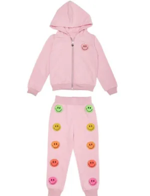 Mini Dreamers girls smiley sequin set