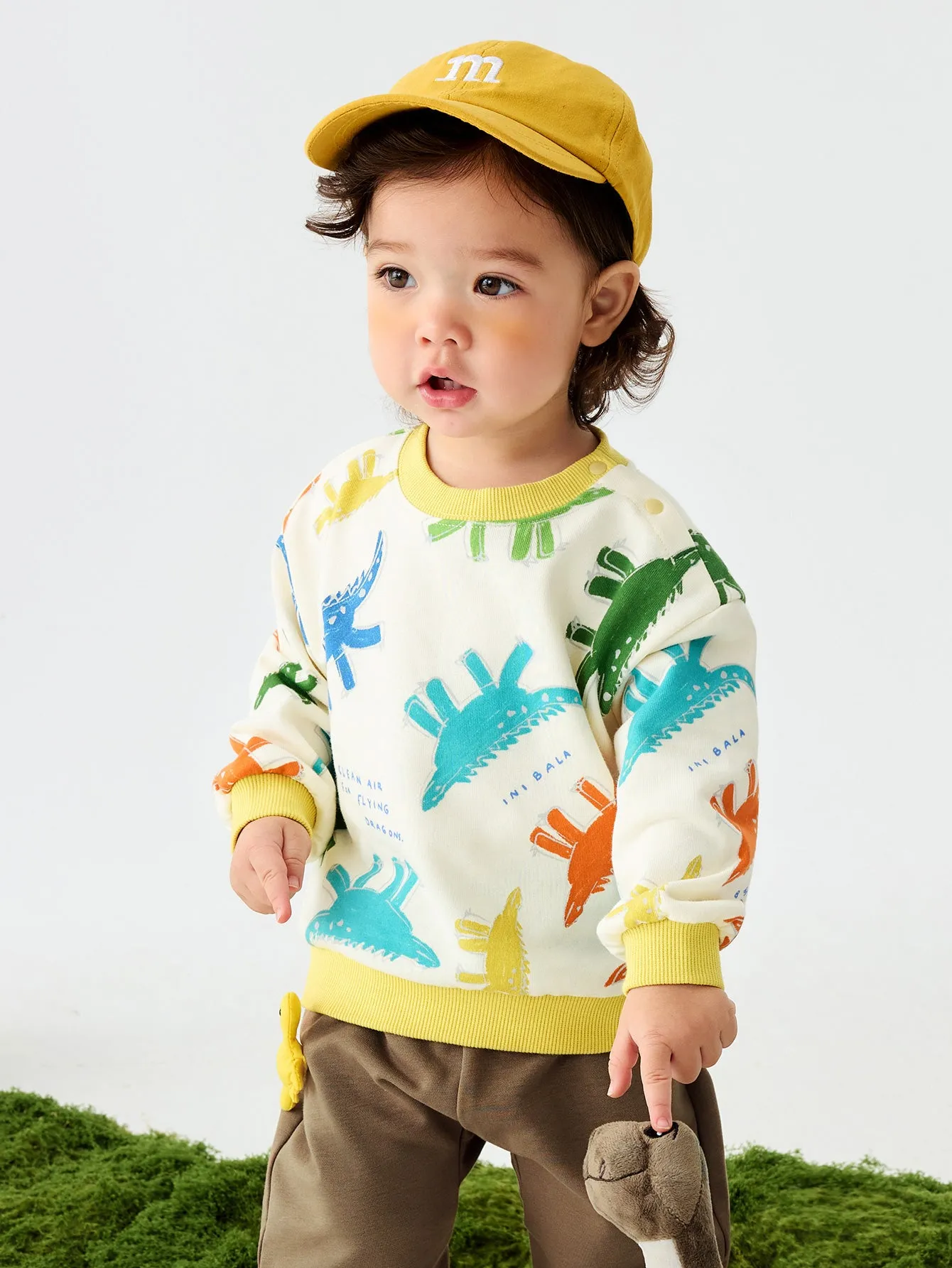 minibala Baby Unisex Soft and comfortable long-sleeved top new arrival in spring