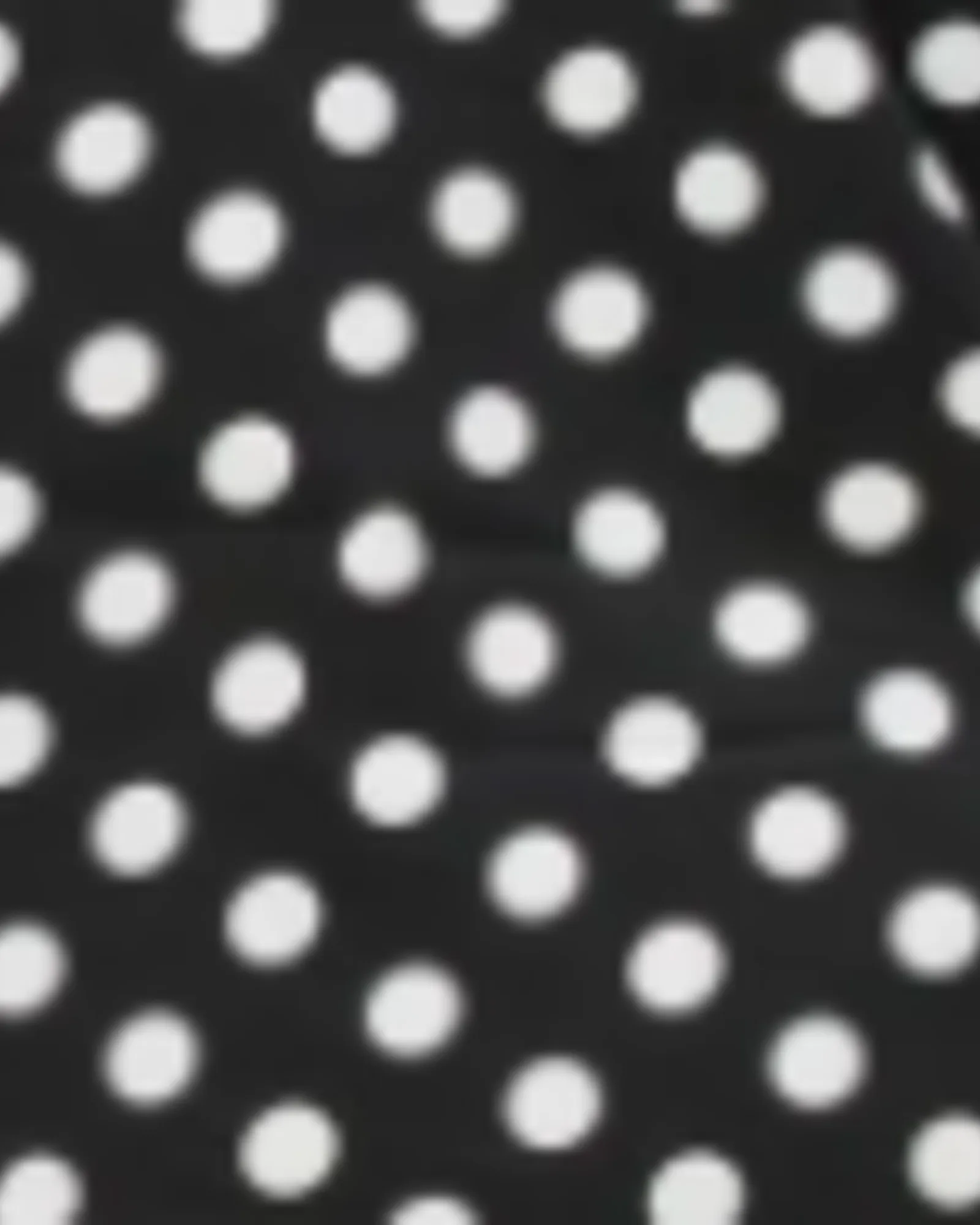Minnie Polka Dot Tie Neck Blouse | Black/Ivory