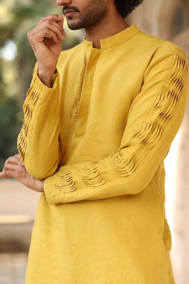 Mustard Yellow Kurta Set