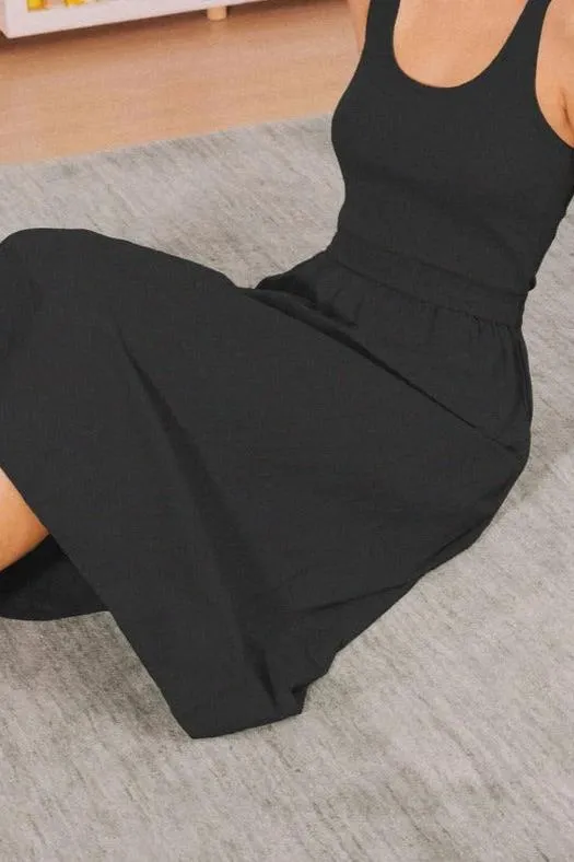 Nation LTD Sadelle Clean Combo Midi Dress