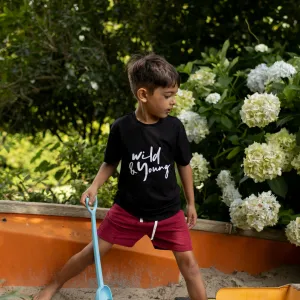 Organic Muslin - Cherry Shorts